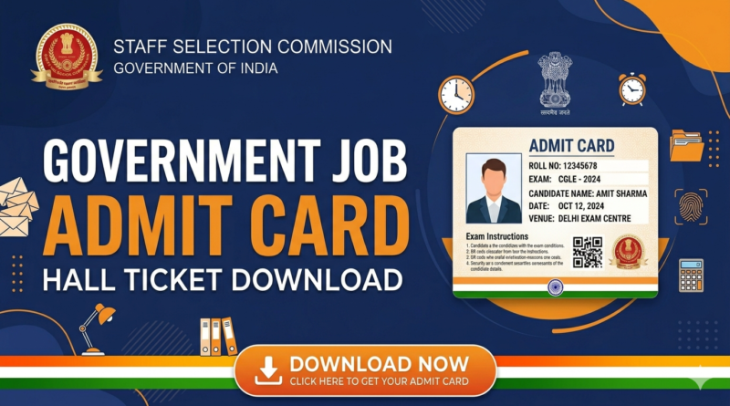 SSC GD Constable Admit Card 2026