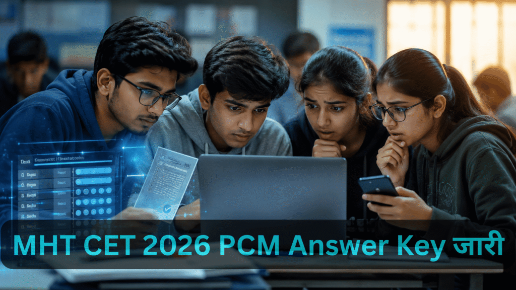 MHT CET 2026 PCM Answer Key जारी